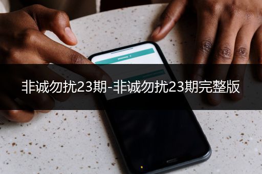 非诚勿扰23期-非诚勿扰23期完整版